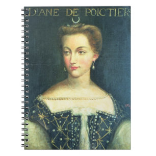 Diane de Poitiers (olja på kanfas) Anteckningsbok