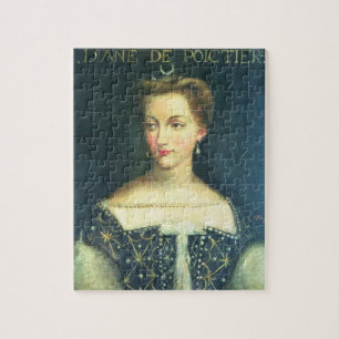 Diane de Poitiers (olja på kanfas) Pussel