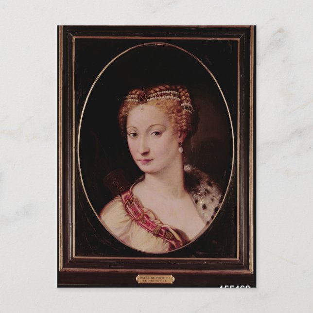 Diane de Poitiers Vykort (Framsida)