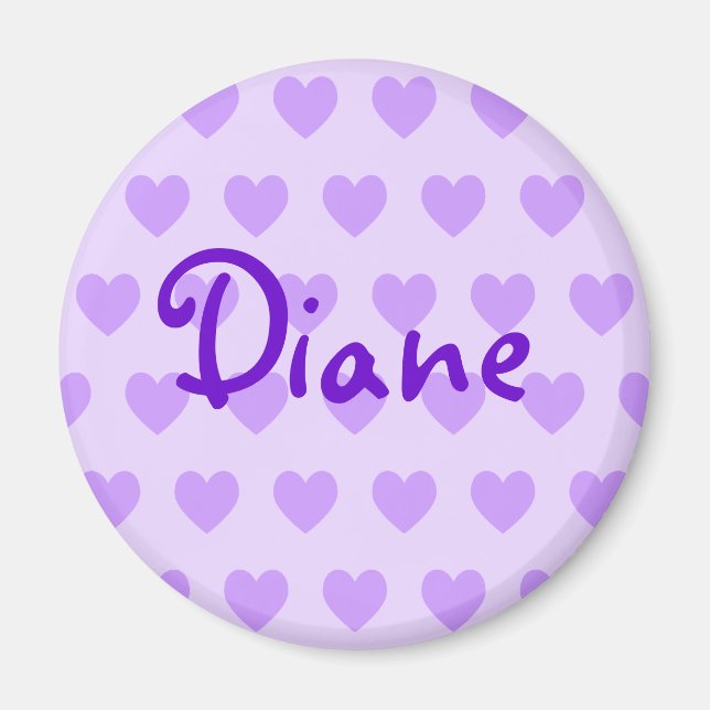 Diane i Lila Magnet (Framsidan)