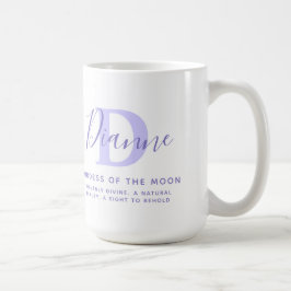 Dianne text blue lila namn betyder kaffe mugg