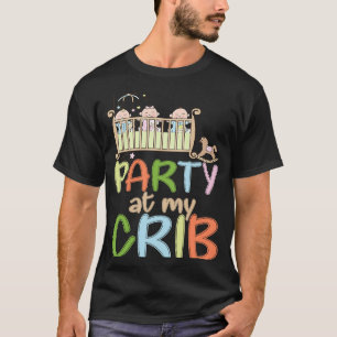 Diaper Boy Party i min Blöt Messy Little T Shirt