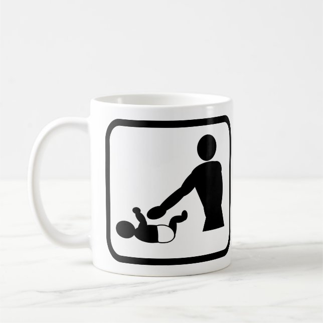 Diaper Changing Pro Kaffemugg (Vänster)