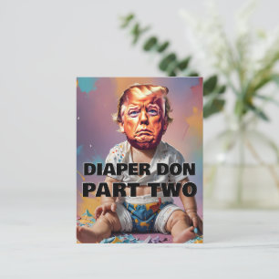 Diaper Don Part Two Vykort