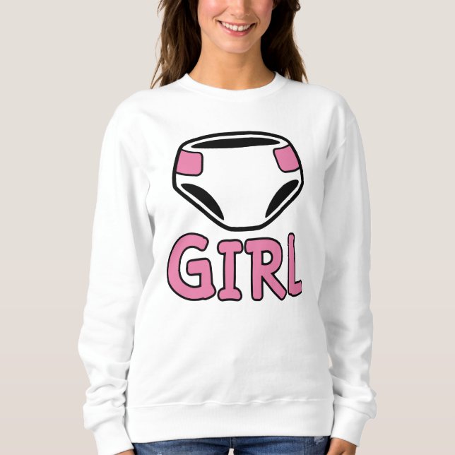 DIAPER GIRL T SHIRT (Framsida)
