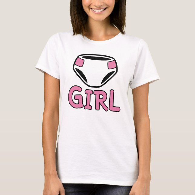 DIAPER GIRL T SHIRT (Framsida)