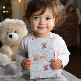 Diaper Kung nalle anpassningsbar grattis på födels