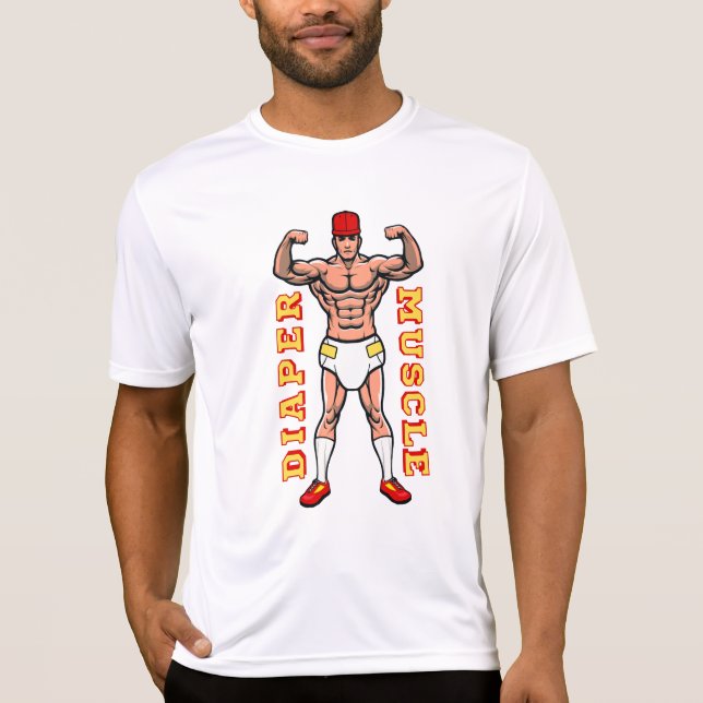 DIAPER MUSCLE T SHIRT (Framsida)