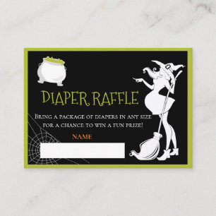 Diaper Raffle Baby Brewing Witch Halloween Tilläggskort