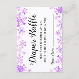 Diaper Raffle - Baby Det är Kall utanför Inbjudningar