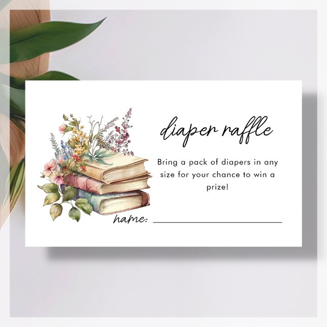 Diaper Raffle | Barnskötare i Bok Tilläggskort (Skapare uppladdad)