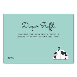Diaper Raffle Biljett Bordsnummer