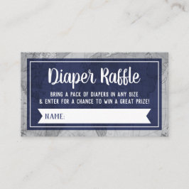 Diaper Raffle Biljett, flygplan Visitkort