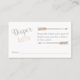 Diaper Raffle Biljett Tilläggskort