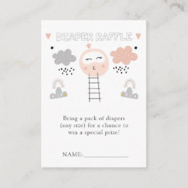 Diaper Raffle Biljett | Vägväg till Måne Tilläggskort