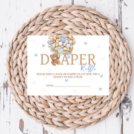 Diaper Raffle Blue Bear Tilläggskort