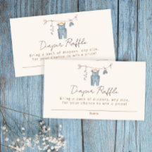 Diaper raffle boho barnkläders vattencolor