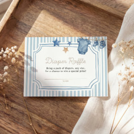 Diaper Raffle Card Blue Jean Tilläggskort