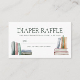Diaper Raffle Enclosure Card Tilläggskort