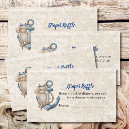 Diaper Raffle Game Ahoy, det är en pojkvän. Tilläggskort