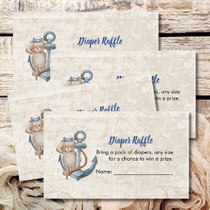 Diaper Raffle Game Ahoy, det är en pojkvän. Tilläggskort