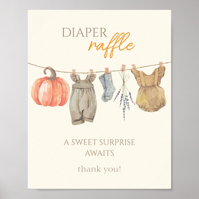 Diaper Raffle Poster (Framsidan)