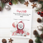 Diaper Raffle Santa Baby Polar Nalle Tilläggskort<br><div class="desc">Den här designen kan vara personlig i det område som tillhandahålls genom att ändra fotot och/eller text. Du kan också anpassa den genom att klicka på Anpassa den här mallen och sedan välja klicka för att anpassa ytterligare alternativ och ta bort eller ändra färg i bakgrunden, lägga till text, ändra...</div>