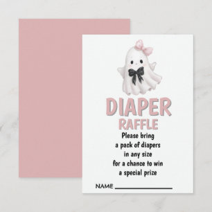 Diaper Raffle Stollig med en hägrande kute Twist Tilläggskort