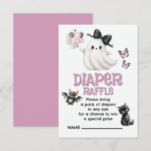 Diaper Raffle Stollig med en hägrande kute Twist Tilläggskort