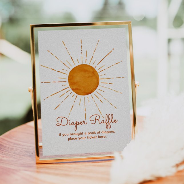 Diaper Raffle Sunshine Baby Shower Poster (Skapare uppladdad)
