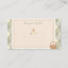 Diaper Raffle  Visitkort