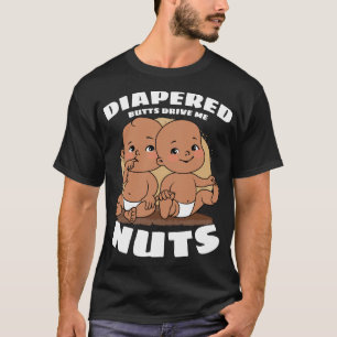 Diapered ändor kör mig nötbabyen t shirt