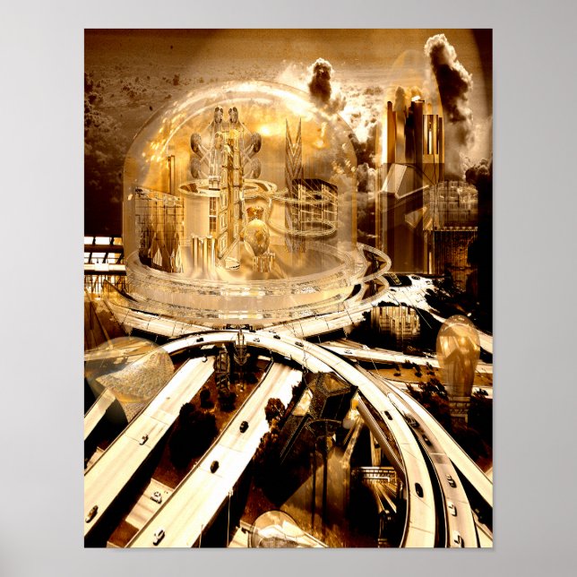 Diaphanous Dome Print Poster (Framsidan)