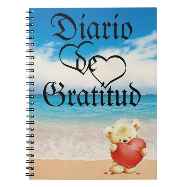 Diario de Gratitud Agenda Anteckningsbok (Framsidan)