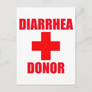 Diarrhea Donor Vykort
