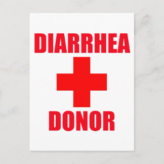 Diarrhea Donor Vykort