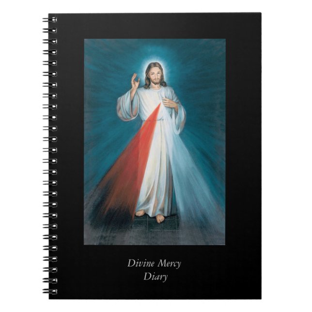 Diary Diary Divine Mercy Anteckningsbok (Framsidan)