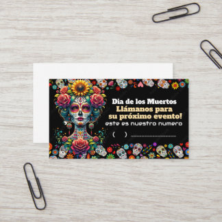 Dias de los muertos visitkort