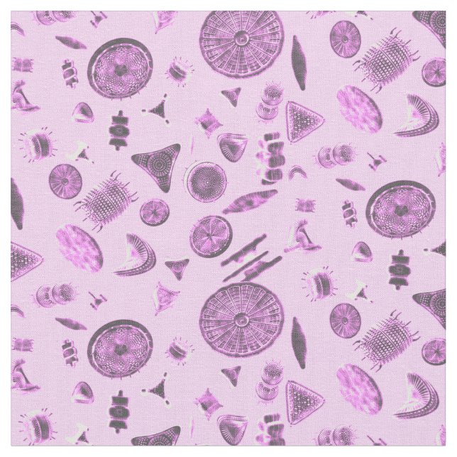 Diatoms Rosa Tyg (Närbild)