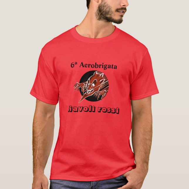Diavoli Rossi lappar skjortan Tee Shirt (Framsida)