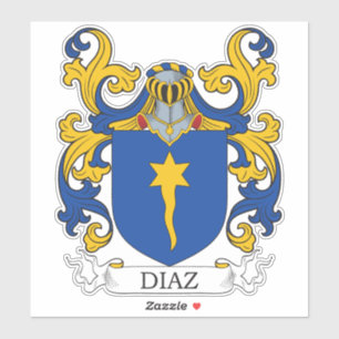 Diaz Family Crest Klistermärken