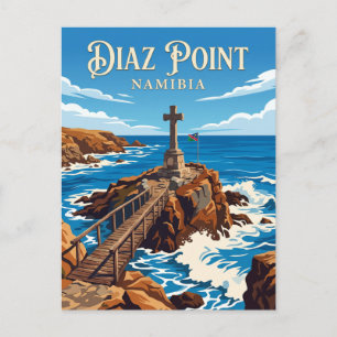 Diaz Point Namibia Vykort