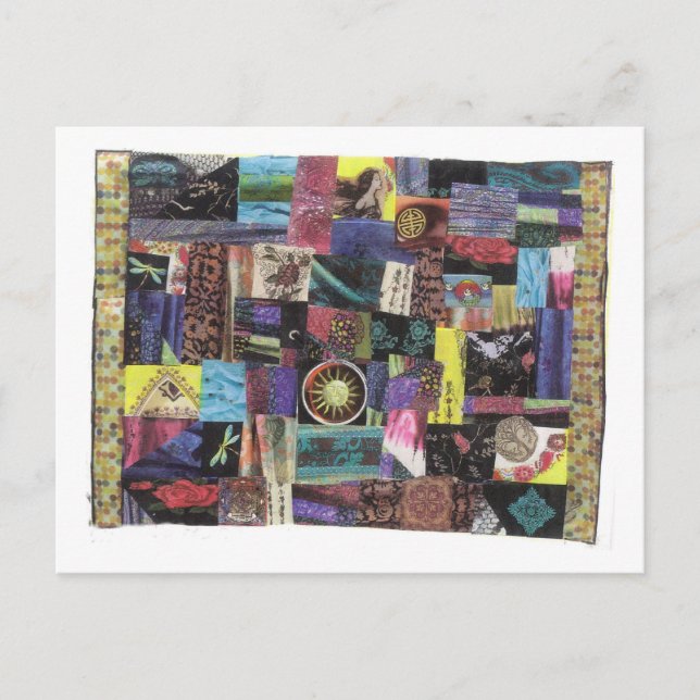 Dibble_Artworks_043_Crazed_Quilt_2 Vykort (Framsida)