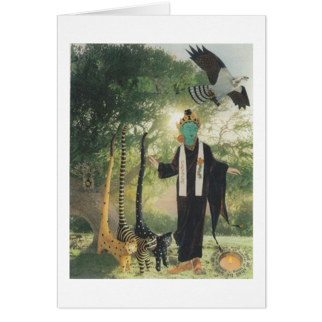 Dibble_Artworks_101_Green_Tara Hälsningskort (Framsidan)