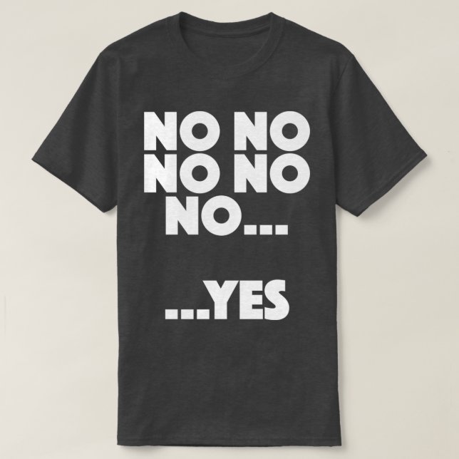 Dibley Nej Nej Nej JaTShirt T Shirt (Design framsida)