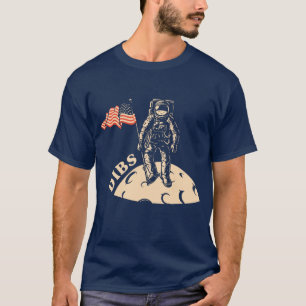 Dibs Man i Måne Manar T-Shirt