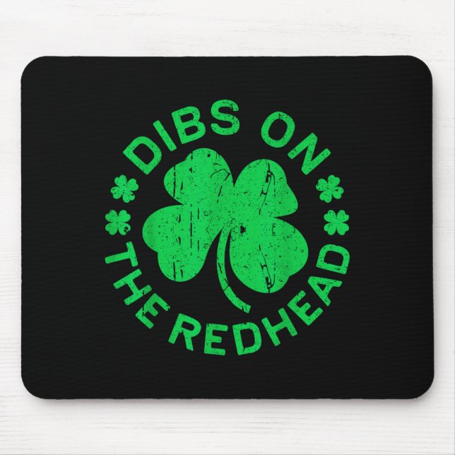 Dibs On The Redhead Shirt Men Women Funny St Patri Musmatta (Framsidan)