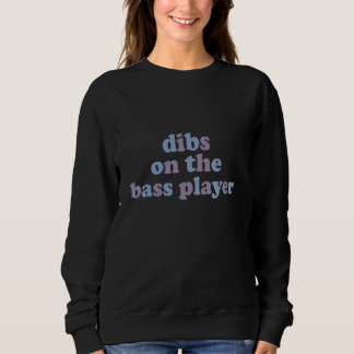 Dibs på Bass Player Funny Electric Guitar Bass T Shirt