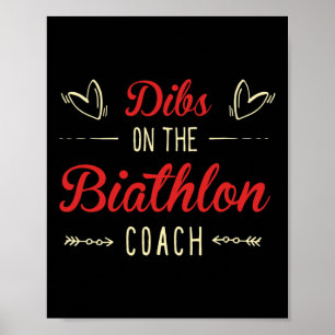 Dibs på Biathlon Coach Ord Biathlon Coach Poster