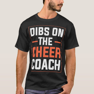 Dibs på Cheer Coach Cheerlead Squad manar wom T Shirt